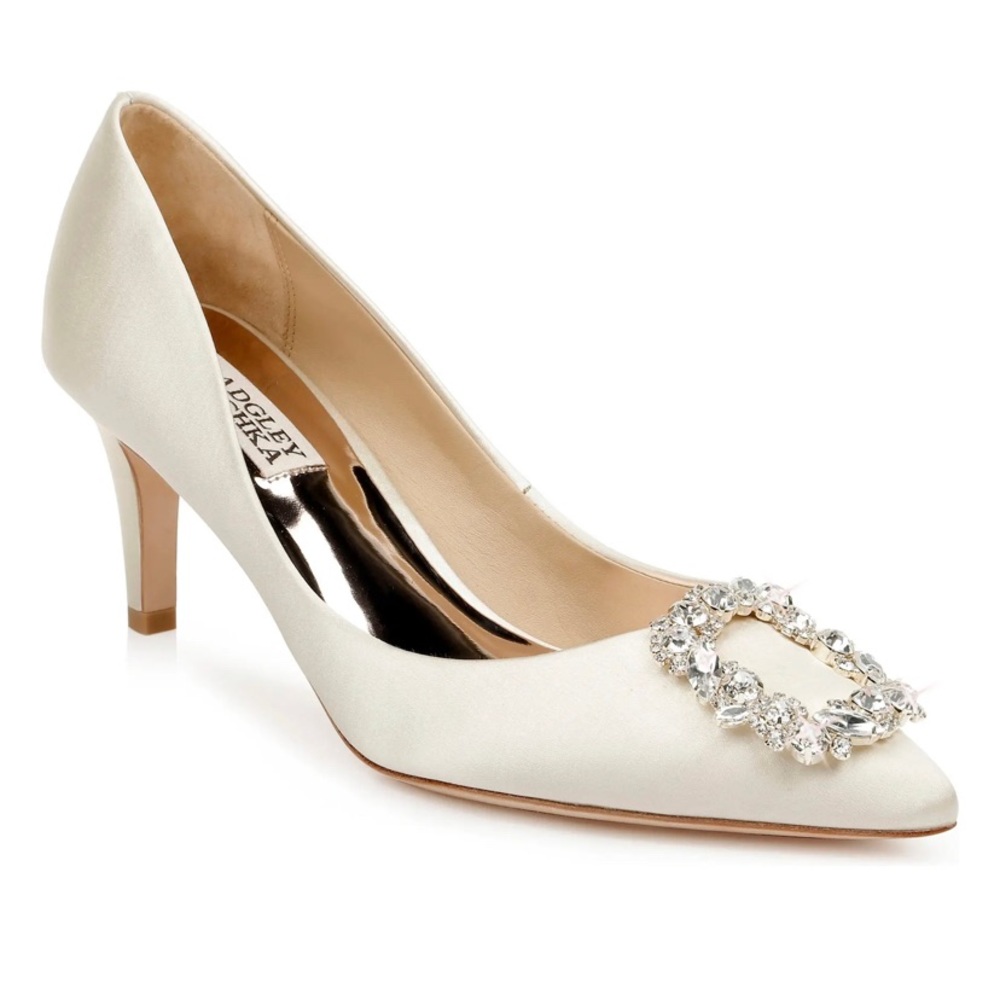 Badgley Mischka Carrie Crystal Embellished Pump Size 6.5